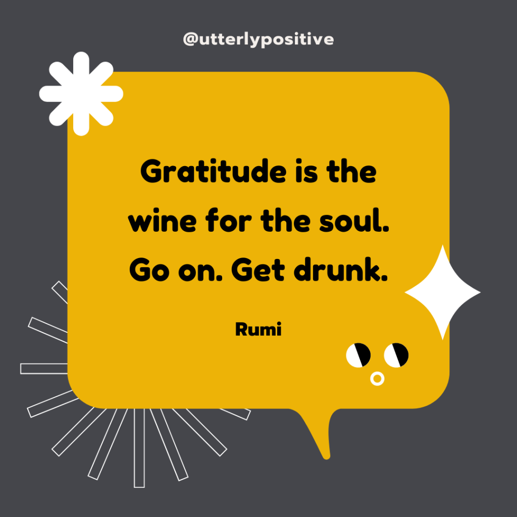 RUMI GRATITUDE